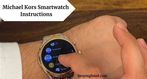 michael kors kids smart watch|Michael Kors smart watch instructions.